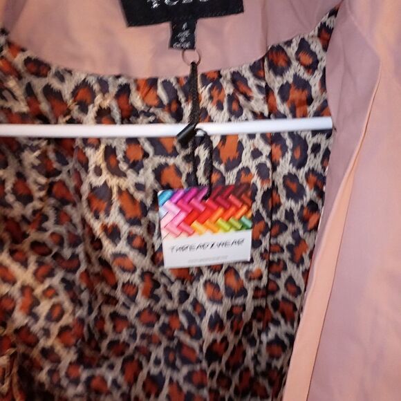 NWT TCEC Dusty rose studded moto jacket - Picture 5 of 9